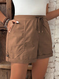 Short Feminino com Cintura Elástica e Cordão - Belle. Plus Size