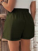 Short Feminino com Cintura Elástica e Cordão - Belle. Plus Size