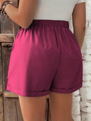 Short Feminino com Cintura Elástica e Cordão - Belle. Plus Size