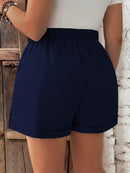 Short Feminino com Cintura Elástica e Cordão - Belle. Plus Size