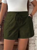 Short Feminino com Cintura Elástica e Cordão - Belle. Plus Size