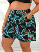 Short Feminino de praia com bolso - Valentina. Plus Size