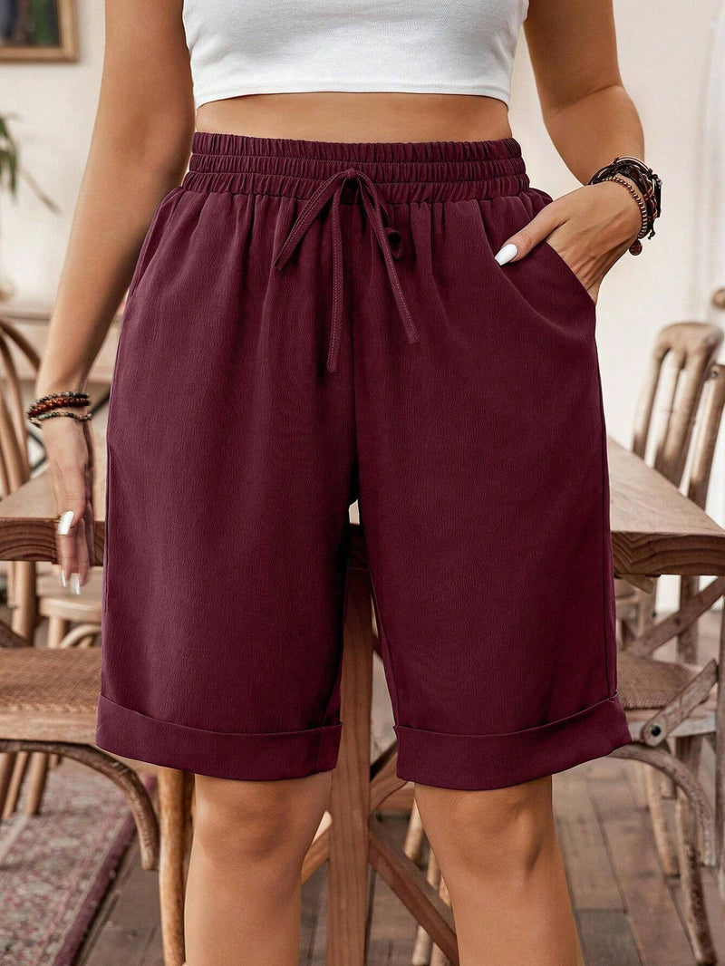 Short Feminino Com Bolsos - Milene. Plus Size