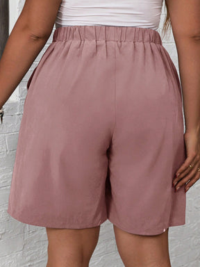 Short Simple Feminino Cintura Elástica Andreia  Plus Size