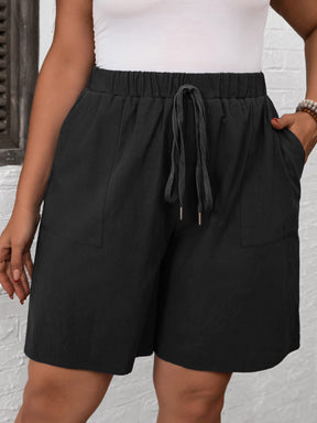 Short Simple Feminino Cintura Elástica Andreia  Plus Size