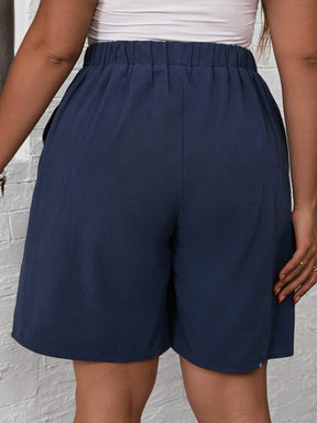 Short Simple Feminino Cintura Elástica Andreia  Plus Size