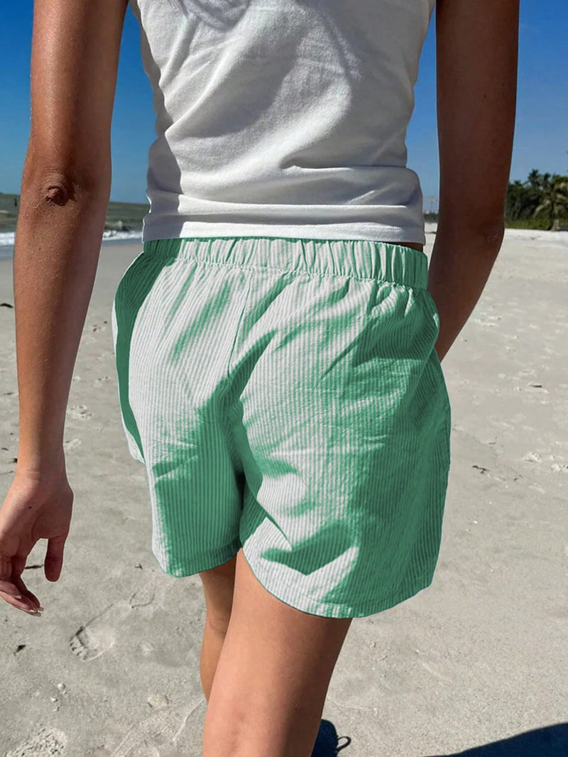 Short Feminino Listrado Paloma