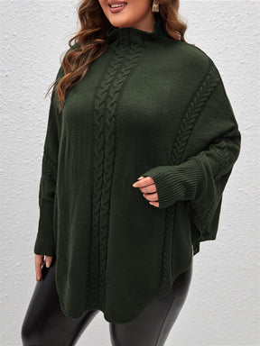 Suéter Feminina Casual em tricô Sayuri. Plus Size