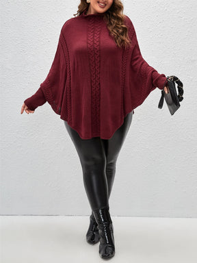 Suéter Feminina Casual em tricô Sayuri. Plus Size