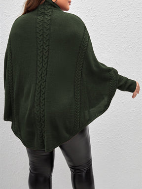 Suéter Feminina Casual em tricô Sayuri. Plus Size