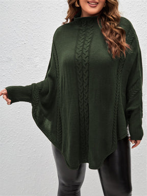 Suéter Feminina Casual em tricô Sayuri. Plus Size