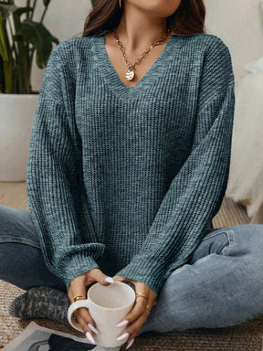 Suéter Feminino de Tricô Canelado - Lina. Plus Size