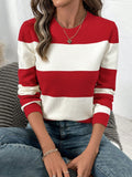 Suéter de Tricô Feminino com Listras Colorblock - Bridge
