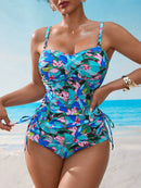 Tankini Feminino Cordão Lateral  em 2 Peças - Isabela