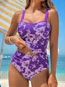 Tankini Feminino Decote Halter e parte inferio de Cintura Alta - Daniela