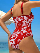 Tankini Feminino Decote Halter e parte inferio de Cintura Alta - Daniela