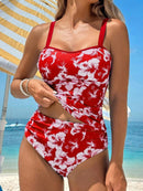 Tankini Feminino Decote Halter e parte inferio de Cintura Alta - Daniela