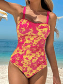 Tankini Feminino Decote Halter e parte inferio de Cintura Alta - Daniela