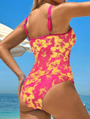 Tankini Feminino Decote Halter e parte inferio de Cintura Alta - Daniela