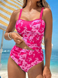 Tankini Feminino Decote Halter e parte inferio de Cintura Alta - Daniela
