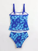 Tankini Feminino Decote Halter e parte inferio de Cintura Alta - Daniela