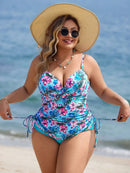 Tankini Feminino Sustentação com Aro, Franzido Cruzado na Frente - Salette. Plus Size