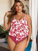 Tankini Feminino Top com Babados - Aleida. Plus Size
