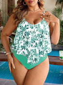 Tankini Feminino Top com Babados - Aleida. Plus Size
