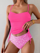 Tankini Feminino com  Alças Ajustáveis - Lila