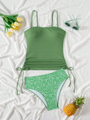 Tankini Feminino com  Alças Ajustáveis - Lila