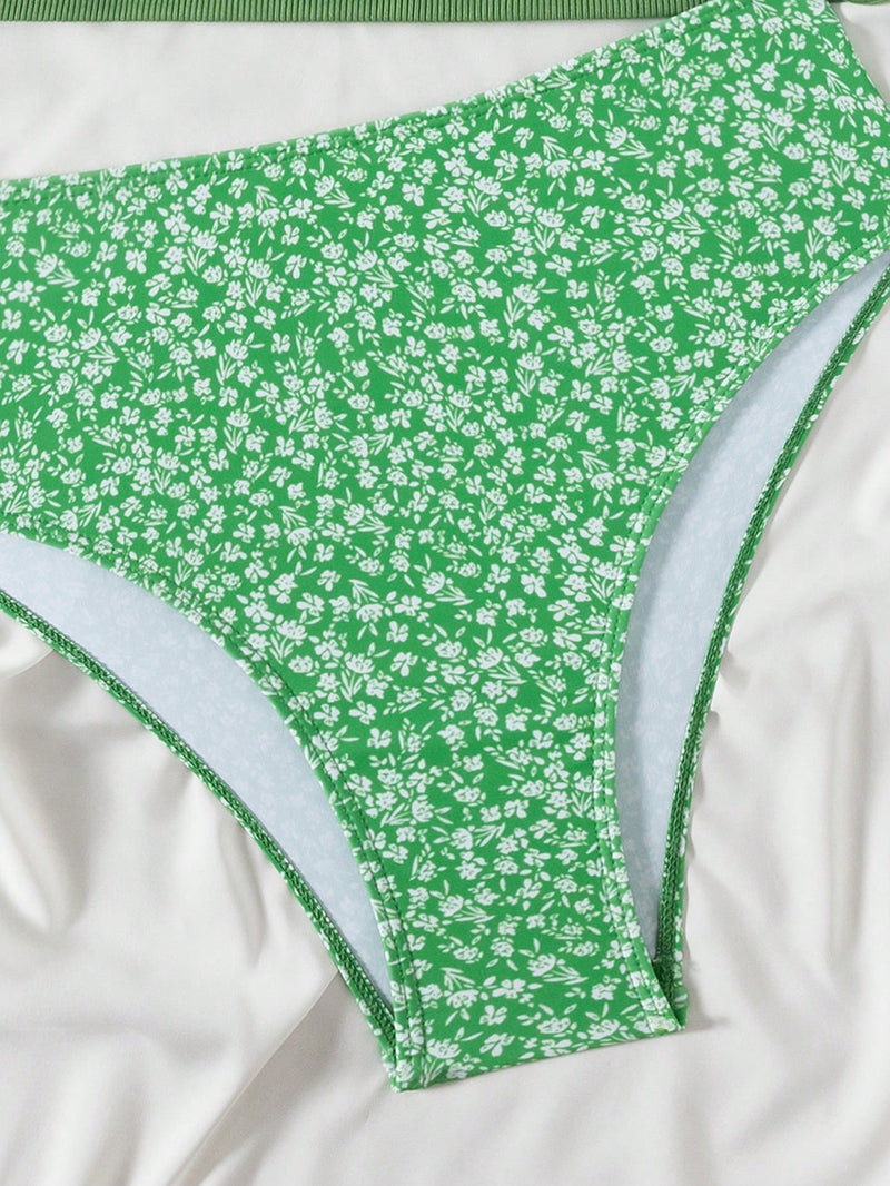 Tankini Feminino com  Alças Ajustáveis - Lila