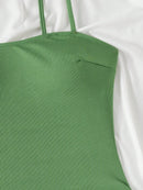 Tankini Feminino com  Alças Ajustáveis - Lila