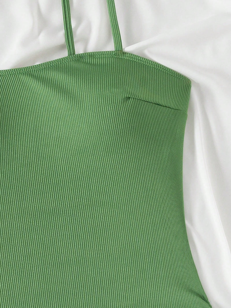 Tankini Feminino com  Alças Ajustáveis - Lila