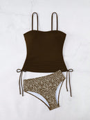 Tankini Feminino com  Alças Ajustáveis - Lila