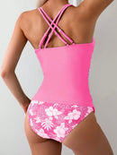 Tankini Feminino com Decote Transpassado Nas Costas - Rilary