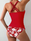 Tankini Feminino com Decote Transpassado Nas Costas - Rilary