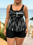 Tankini Feminino com Estampa de Tie-Dye - Eloísa. Plus Size