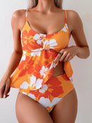 Tankini Feminino com Nó Trançado e Calcinha de Triângulo - Clara