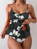 Tankini Feminino com Nó Trançado e Calcinha de Triângulo - Clara