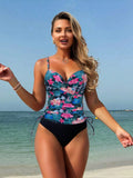 Tankini Feminino com Regata Franzida - Nanda