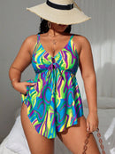 Tankini Feminino de 2 Peças Estilo Vestido - Cibele. Plus Size