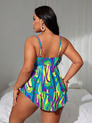 Tankini Feminino de 2 Peças Estilo Vestido - Cibele. Plus Size