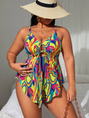 Tankini Feminino de 2 Peças Estilo Vestido - Cibele. Plus Size