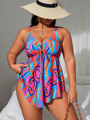 Tankini Feminino de 2 Peças Estilo Vestido - Cibele. Plus Size