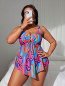 Tankini Feminino de 2 Peças Estilo Vestido - Cibele. Plus Size