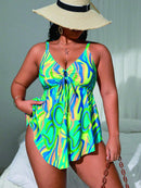Tankini Feminino de 2 Peças Estilo Vestido - Cibele. Plus Size