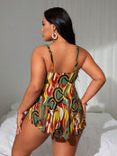 Tankini Feminino de 2 Peças Estilo Vestido - Cibele. Plus Size