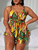 Tankini Feminino de 2 Peças Estilo Vestido - Cibele. Plus Size