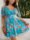 Tankini Feminino de 2 peças com Manga de Babado - Anastasia. Plus Size