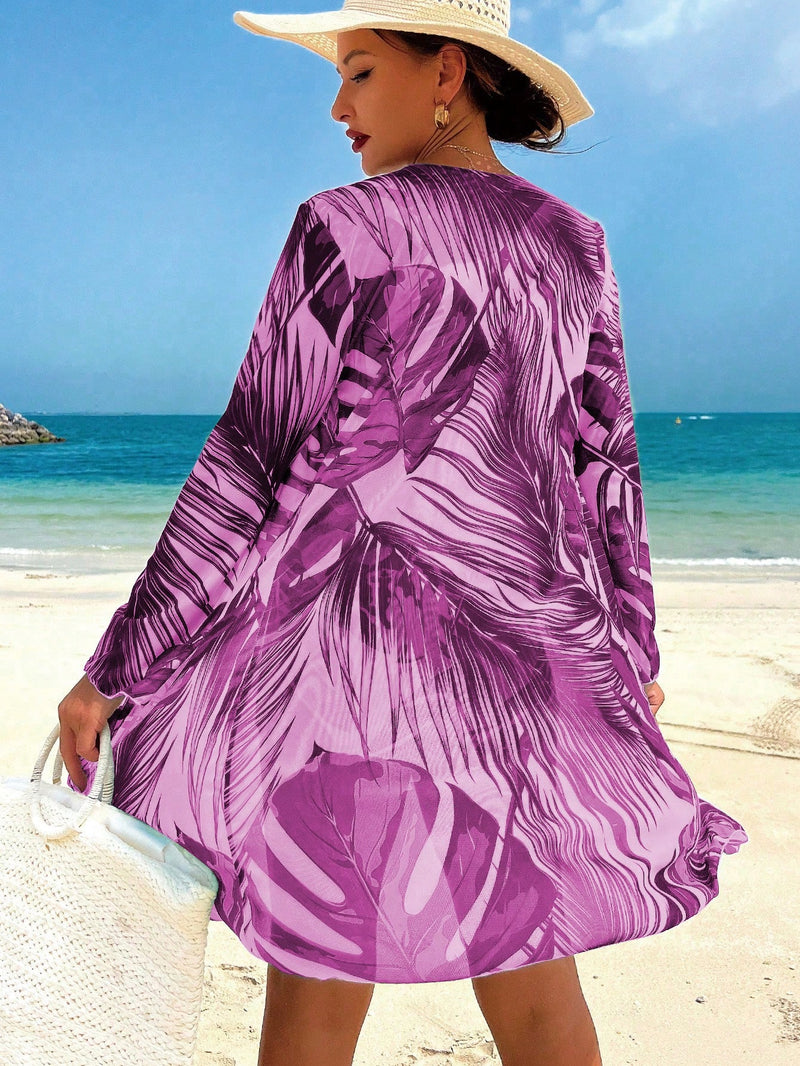Tankini Feminino de 3 Peças com Amarração na Frente - Yasminie